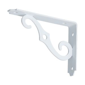 Ace Ornamental Shelf Bracket White 5 x 3.5 Inch Ace Ornamental Shelf Bracket White 5 x 3.5 Inch